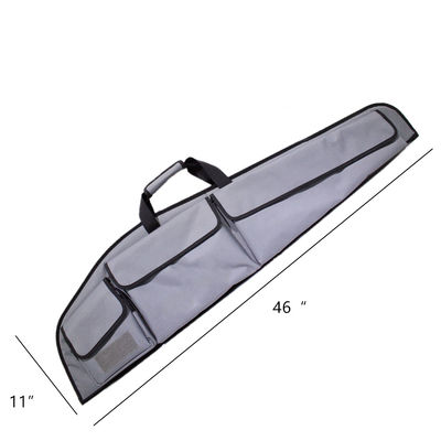 Custom 46 Inch Gun Bag Padded Rifle Case For Storage Scoped Rifles With Accessory Pockets