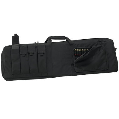 OEM ODM Double Gun Case with 4 Magazine Holders & Padded Front Pocket
