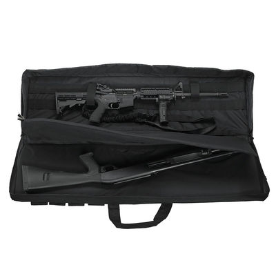 OEM ODM Double Gun Case with 4 Magazine Holders & Padded Front Pocket